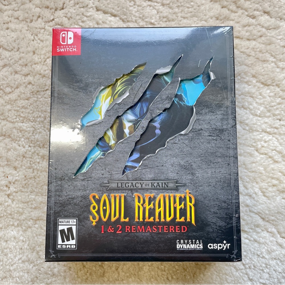 Legacy of Kain Soul Reaver 1 and 2 Remastered Nintendo Switch DELUXE Edition